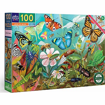 Eeboo "Love of Bugs" (100 Pc Puzzle)
