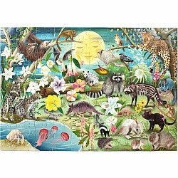 Eeboo "Love of Nocturnal Life" (100 pc puzzles)