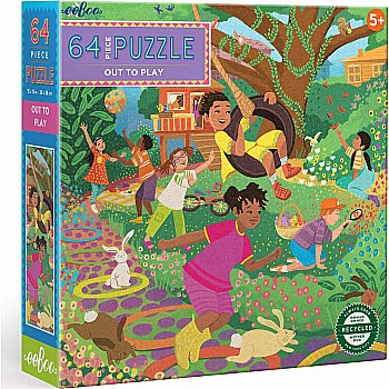 Eeboo "Out to Play" (64 Pc Puzzle)