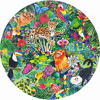 Rainforest 100 Piece Round Puzzle
