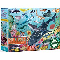 Sharks and Friends 20 Piece Puzzle