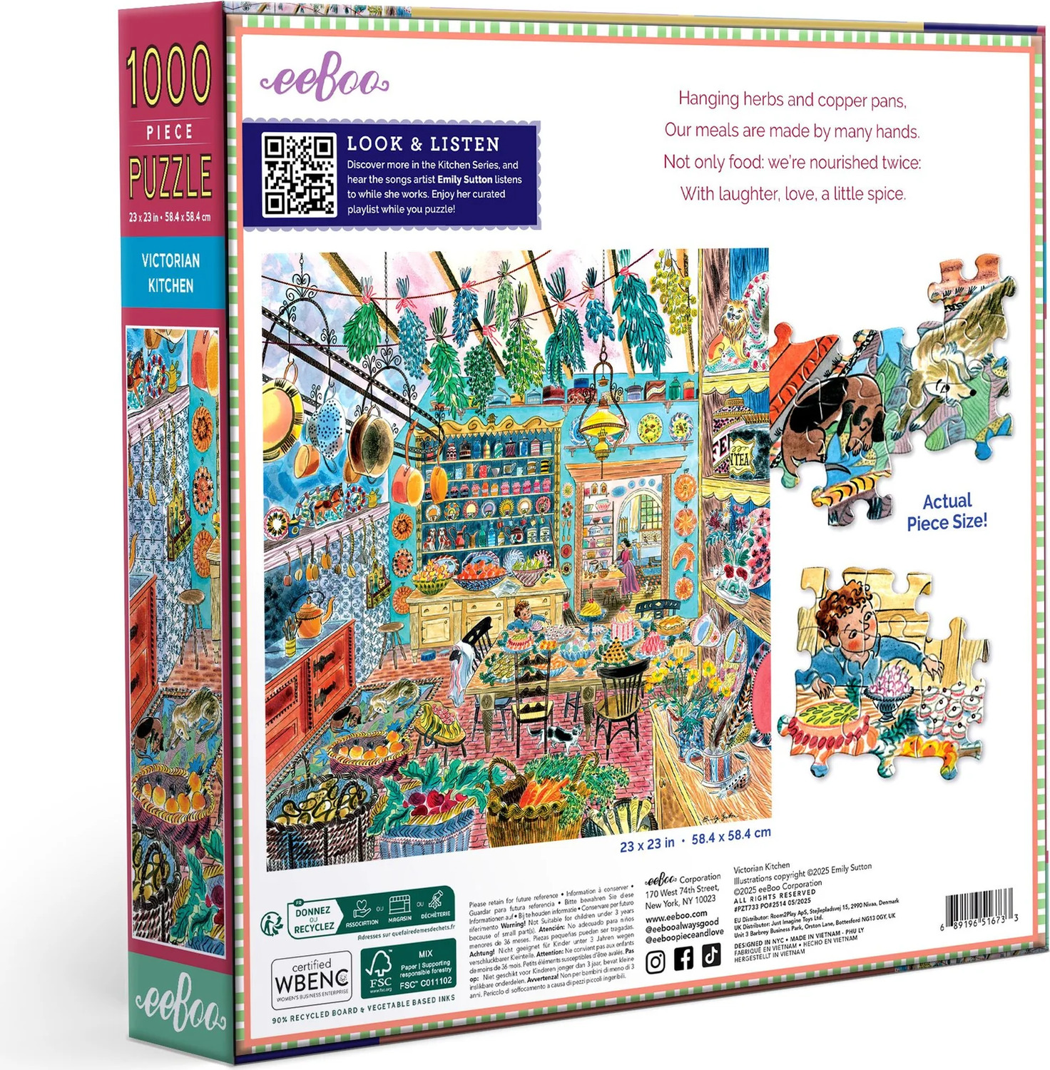 Victorian Kitchen 1000 Piece Puzzle