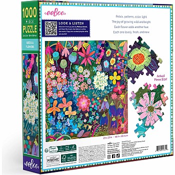 Eeboo "Seeds and Flowers" (1000 pc Puzzle)