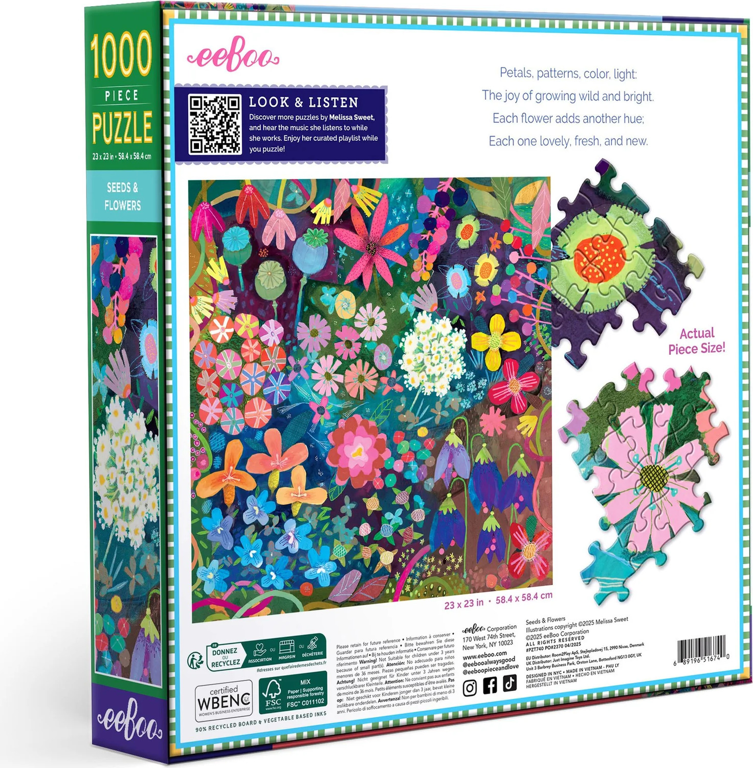 Seeds & Flowers 1000 Piece Puzzle