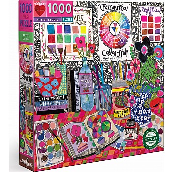 Eeboo "Artist Studio" (1000 Pc Puzzle)