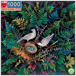 Eeboo "Birds in Fern" (1000 Pc Puzzle)