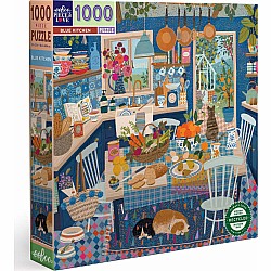 Eeboo "Blue Kitchen" (1000 Pc Puzzle)