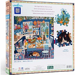 Eeboo "Blue Kitchen" (1000 Pc Puzzle)