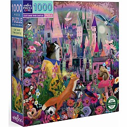 Eeboo "Cat and the Castle" (1000 Pc Puzzle)