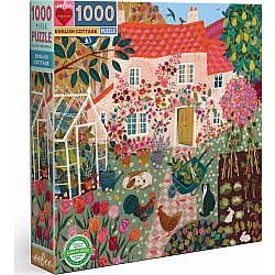 Eeboo "English Cottage" (1000 Pc Puzzle)