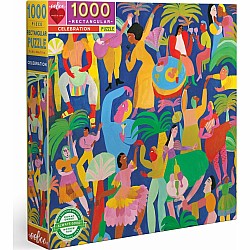 Eeboo "Celebration" (1000 Pc Rectangle Puzzle)