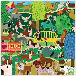 Dogs in the Park 1000 Piece Puzzle