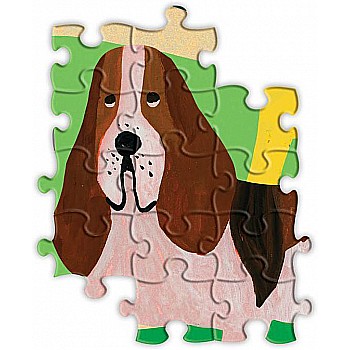 Eeboo "Dogs in the Park" (1000 Pc Puzzle)