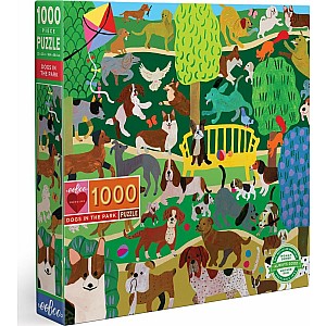 Dogs in the Park 1000 Piece Puzzle