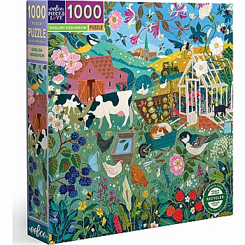 Eeboo "English Hedgerow" (1000 Pc Puzzle)