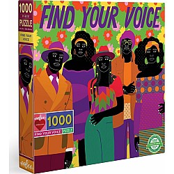 Eeboo "Find Your Voice" (1000 Pc Puzzle)