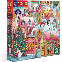 Eeboo "Holiday Village' (1000 pc Square Puzzle)