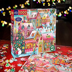 Eeboo "Holiday Village' (1000 pc Square Puzzle)