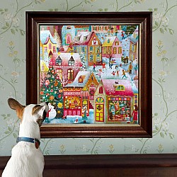 Eeboo "Holiday Village' (1000 pc Square Puzzle)