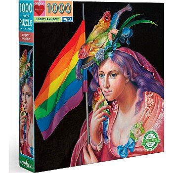 Eeboo "Liberty Rainbow" (1000 Pc Puzzle)