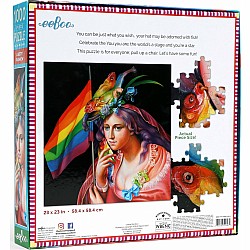 Eeboo "Liberty Rainbow" (1000 Pc Puzzle)