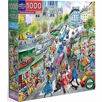 Eeboo "Paris Bookseller" (1000 Pc Puzzle)