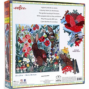Poppy Bunny 1000 Piece Puzzle