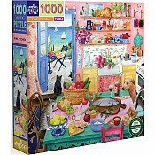 Pink Kitchen 1000 Piece Puzzle