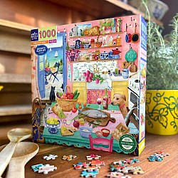 Pink Kitchen (1000 Piece Puzzle)