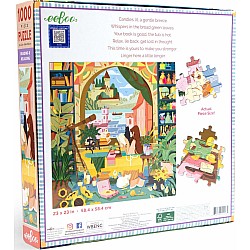 Eeboo "Reading and Relaxing" (1000 Pc Puzzle)