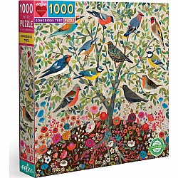 1000 Piece Puzzle, Songbirds Tree