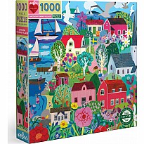 Swedish Fishing Village 1000 Piece Puzzle