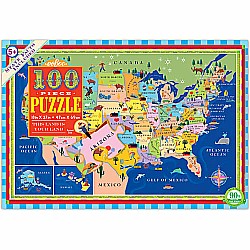 Eeboo "This Land Is Your Land" (100 Pc Puzzle)