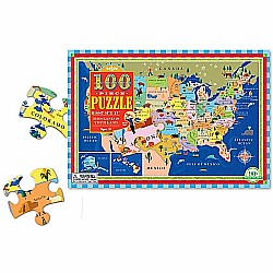 Eeboo "This Land Is Your Land" (100 Pc Puzzle)