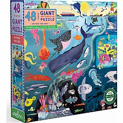 Eeboo "Within the Sea" (48 Pc Giant Puzzle)