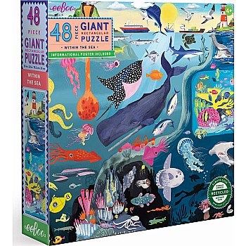 Eeboo "Within the Sea" (48 Pc Giant Puzzle)