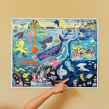 Eeboo "Within the Sea" (48 Pc Giant Puzzle)