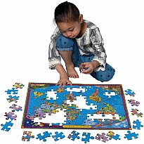 World Map 100 Piece Puzzle