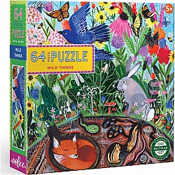 Eeboo "Wild Things" (64 Pc Puzzle)