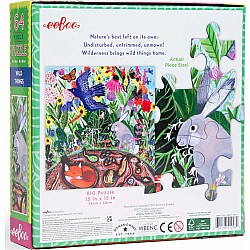 Eeboo "Wild Things" (64 Pc Puzzle)