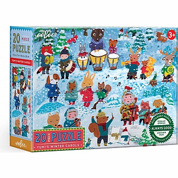 Eeboo "Yumi's Winter Carols" (20 pc Puzzle)