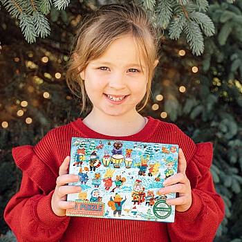 Eeboo "Yumi's Winter Carols" (20 pc Puzzle)