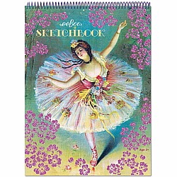 French Dancer with Flowers Sketchbook