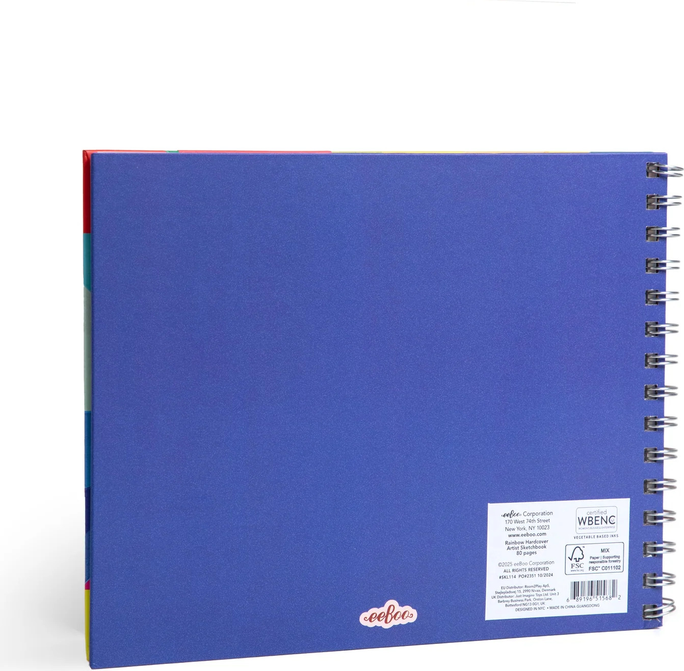 Rainbow Sketchbook (hardcover artist's sketchbook)