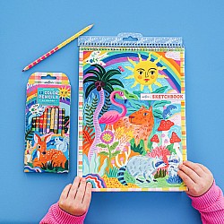 Capybara and Sun Sketchbook