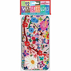 Butterflies, 12 ct Watercolors Tin