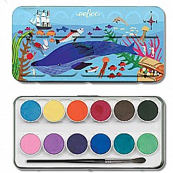In The Sea 12 Watercolors