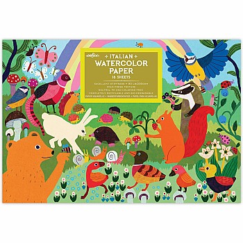 Woodland Rainbow Watercolor Pad