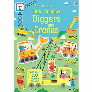 Little Stickers Diggers And Cranes