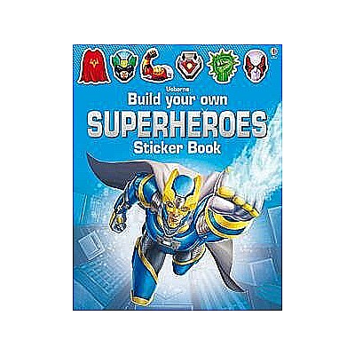 Build Your Own Superheroes Sticker Book